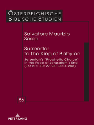 cover image of Surrender to the King of Babylon
